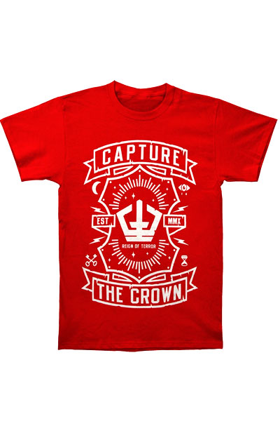 CAPTURE THE CROWN Banners Red - T-Shirt