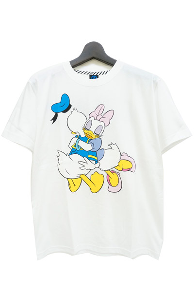 ROLLING CRADLE Donald&Daisy T-SHIRT / White
