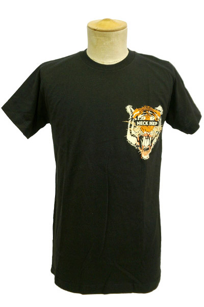NECK DEEP Tiger Black - T-Shirt