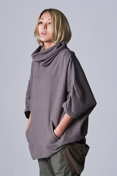 VIRGO VG-CUT-360 Rover poncho hoodie ポンチョカットソー CHARCOAL
