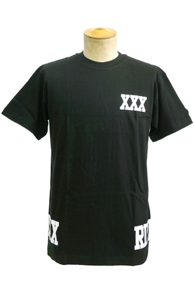 RIP DESIGN WORXX STRAIGHT EDGEロゴTシャツ ブラック