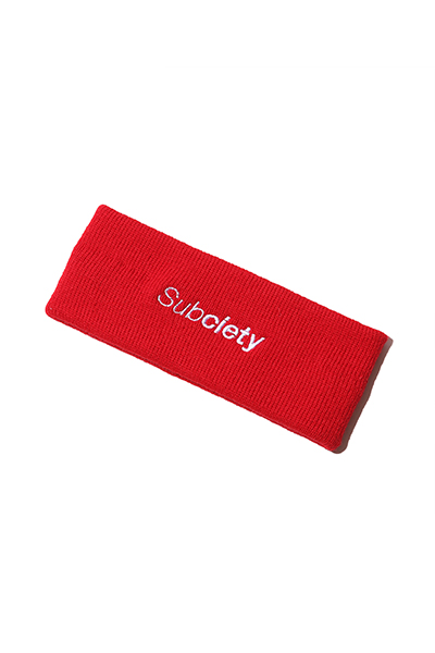 Subciety HEAD BAND RED