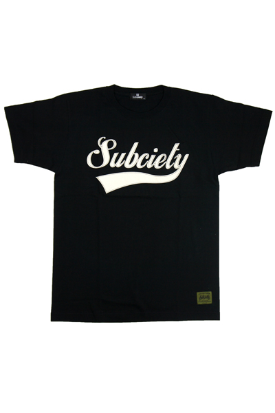 Subciety PATCHWORK TEE S/S -GLORIOUS- BLACK/WHITE
