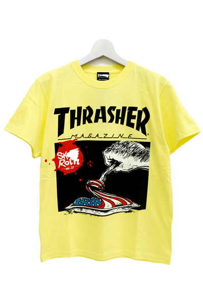 THRASHER TH8163 TEE YEL