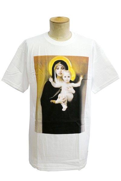 BLACK SCALE MOTHER OF THE SUN T-SHIRT WHT