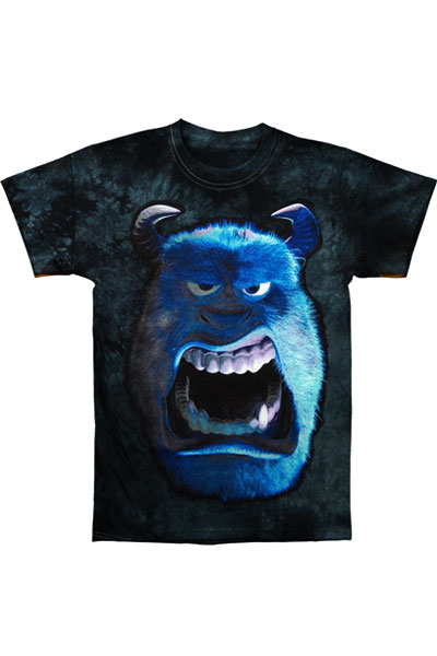 UPON A BURNING BODY Monster Black Tie-Dye - T-Shirt