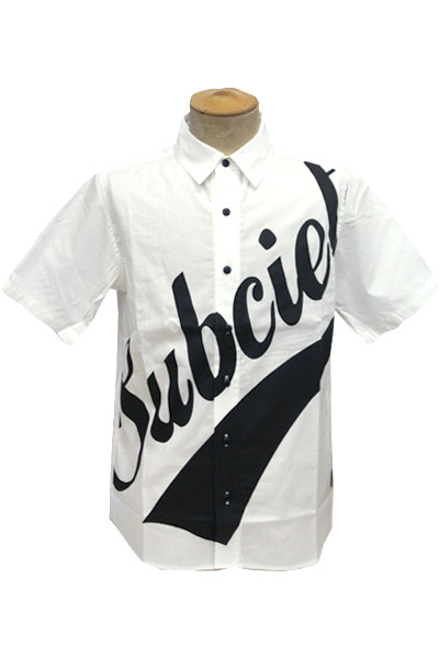 Subciety LARGE GLORIOUS SHIRT S/S WHITE