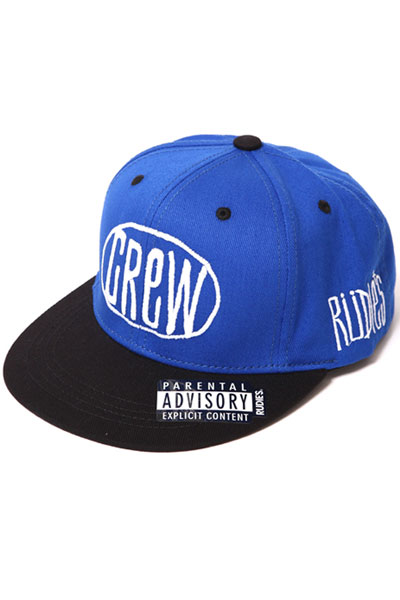 RUDIE'S CREW SNAPBACK CAP BLUE/BLACK