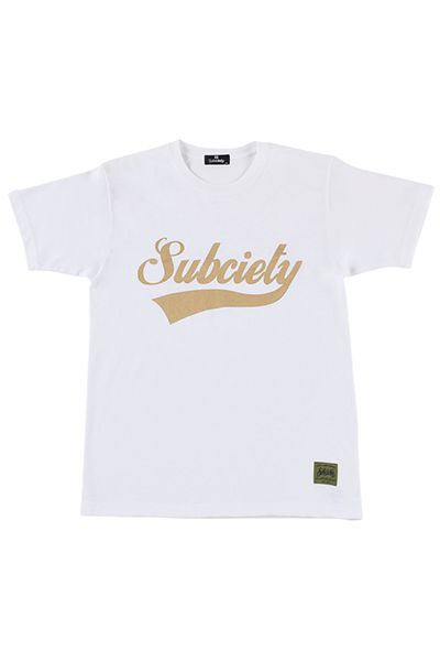 Subciety GLORIOUS S/S - WHITE/GOLD