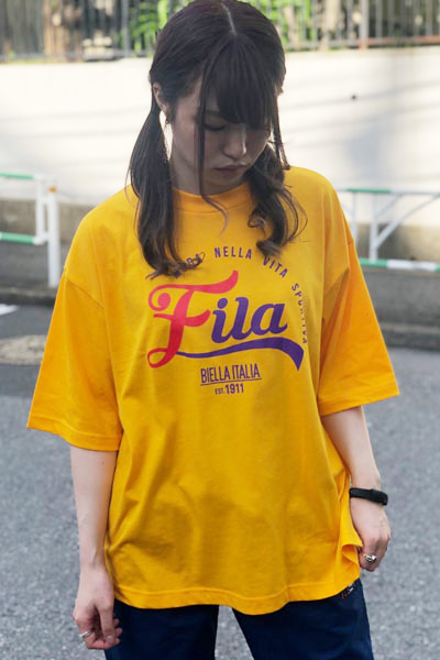 FILA FM9612 Graphic T-shirt GOLD
