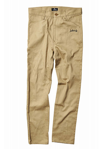 Subciety TAPERED WORK PANTS BEIGE