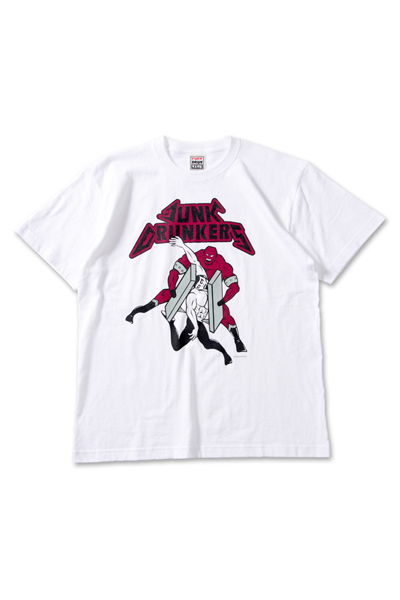 PUNK DRUNKERS 【PDSxキン肉マン】ジャンクマンTEE WHITE