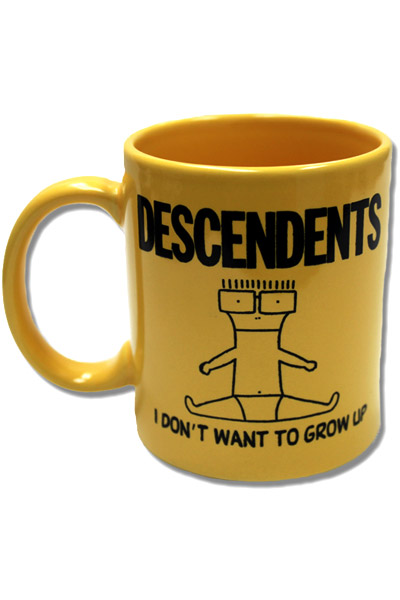 DESCENDENTS I Don't Want To Grow Up Coffee Mug YEL