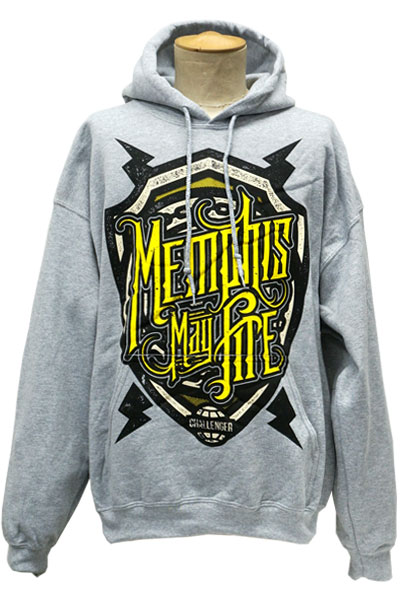 MEMPHIS MAY FIRE Shield Heather Hooded