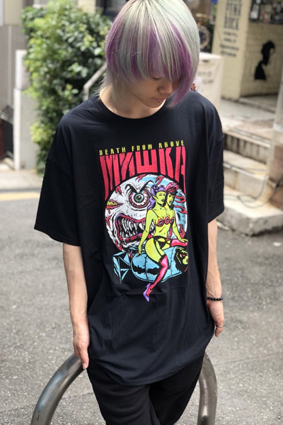 MISHKA SP181308 DEATH FROM ABOVE TEE BLACK