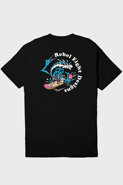 REBEL8 REBEL8 Designs Tee BLACK