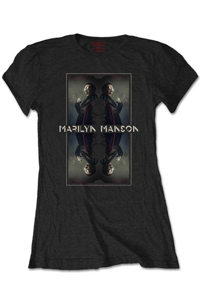 MARILYN MANSON MIRRORED DRESS T-SHIRTS