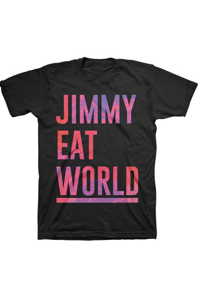 JIMMY EAT WORLD STACKED LOGO TEE