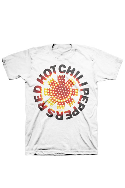 RED HOT CHILI PEPPERS LED Asterisk t-shirt White
