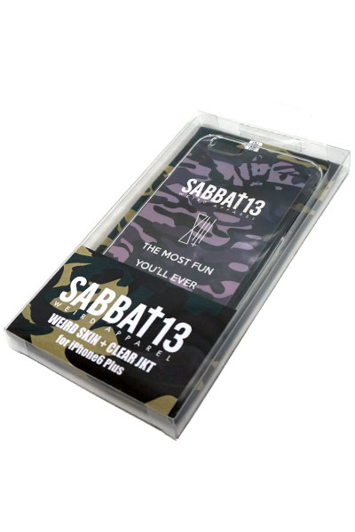 SABBAT13 BONE CAMO iPhone SKIN+JKT 6+ BLACK