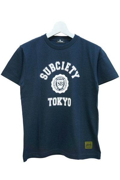 Subciety COLLEGE S/S NAVY/WHITE