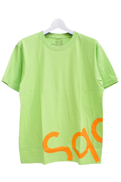 SQUARE BIAS LOGO T-Shirts LIME GREEN