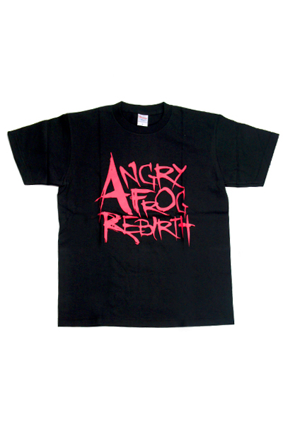 ANGRY FROG REBIRTH logo T-Shirt 2014 spring BLACK