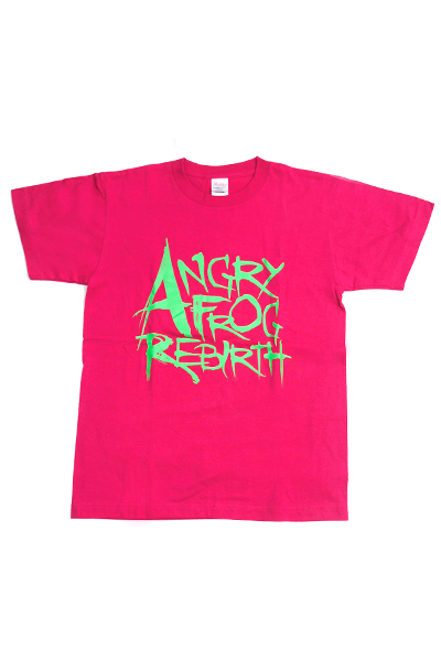 ANGRY FROG REBIRTH logo T-Shirt 2014 spring PINK