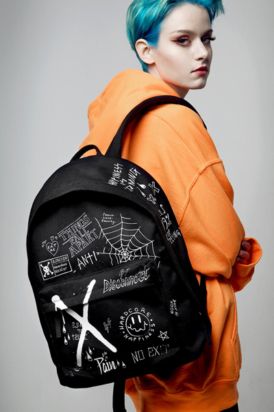 DISTURBIA CLOTHING Disconnect Backpack