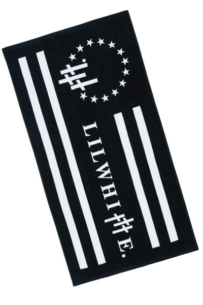 LILWHITE. -FLAG-BEACH TOWEL
