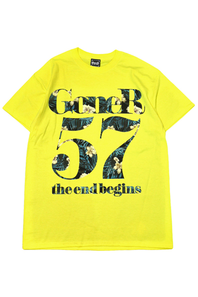 GoneR (ゴナー) GR18CT001 Hibiscus 57 T-Shirts Light Yellow