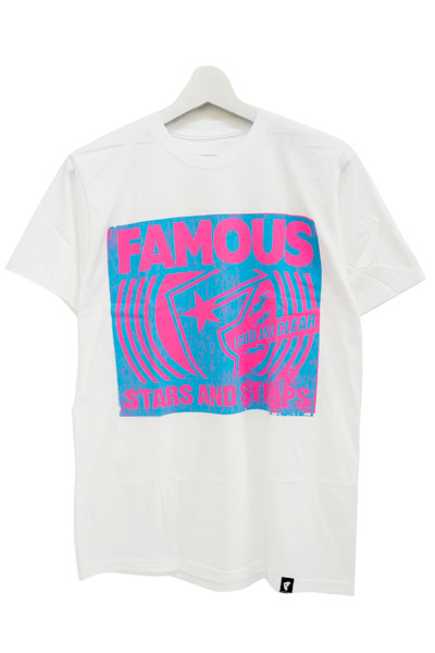 FAMOUS STARS AND STRAPS (フェイマス・スターズ・アンド・ストラップス) LOUD AND CLEAR TEE WHT