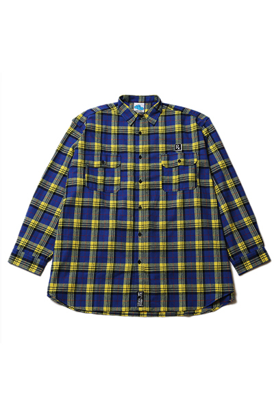 SLEEPING TABLET LADS WIDE NEL SHIRTS BLUE/YELLOW
