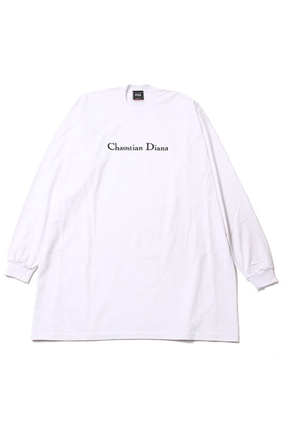 SILLENT FROM ME DIANA -Outsize Long Sleeve- WHITE