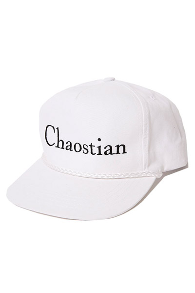 SILLENT FROM ME CHAOSTIAN -Braid Cap- WHITE