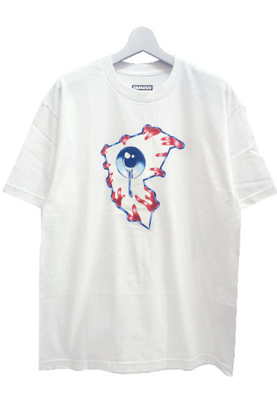 FAMOUS STARS AND STRAPS x MISHKA ALL SEEING F TEE WHT