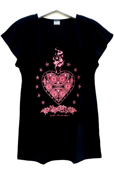GoneR Mexican Heart T One-Piece Black/Pink