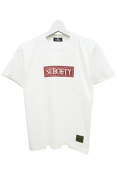 Subciety (サブサエティ) SALOON S/S WHITE/RED