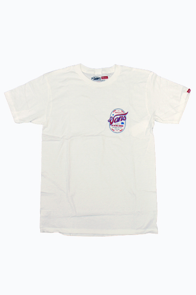 VANS APPAREL OFF THE WALL BREWED T-Shirt WHITE