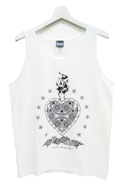 GoneR Mexican Heart Tank-Top White