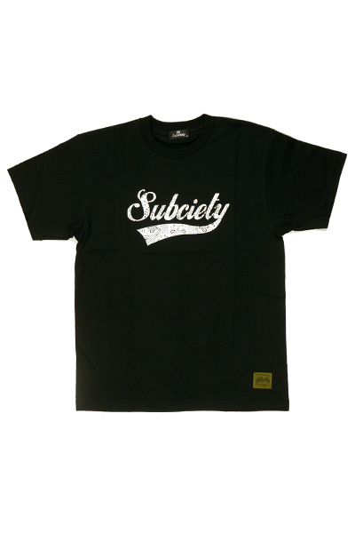 Subciety GLORIOUS S/S-PAISLEY- BLACK