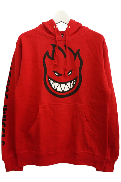 SPITFIRE Bighead Fill Sleeve YOUTH Pullover Hoody - RED