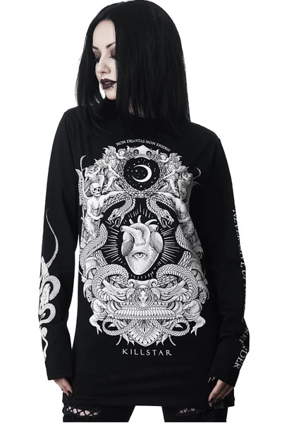 KILL STAR CLOTHING Never Surrender Long Sleeve Top