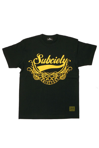 Subciety 15th GLORIOUS S/S - BLACK/GOLD
