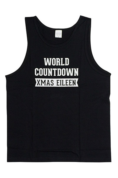 Xmas Eileen 『WORLD COUNTDOWN』タンクトップ BLK