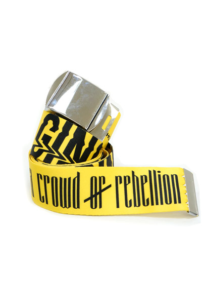 【ゲキクロ限定・予約商品】 a crowd of rebellion Gingerol Belt Yellow