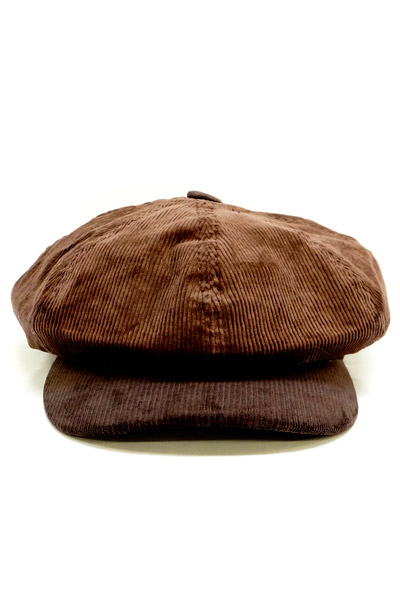 Subciety (サブサエティ) CORDUROY CASQUETTE- BROWN