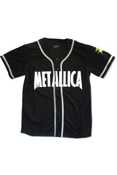 METALLICA 1981-Authentic Button Down Baseball Jersey
