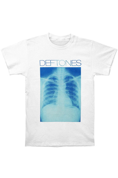 DEFTONES X-Ray-2013 Tour-White Lightweight t-shirt