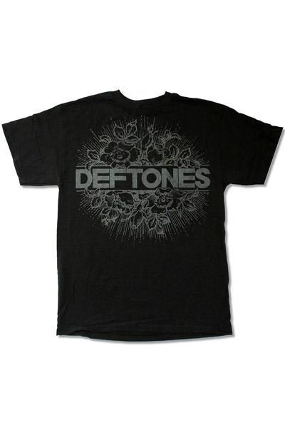 DEFTONES Floral Burst-Black t-shirt